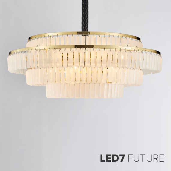 Loft Industry Modern - Spring Chandelier